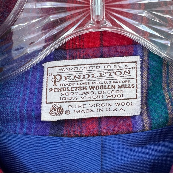 Vintage Pendleton plaid wool jacket - Picture 4 of 4